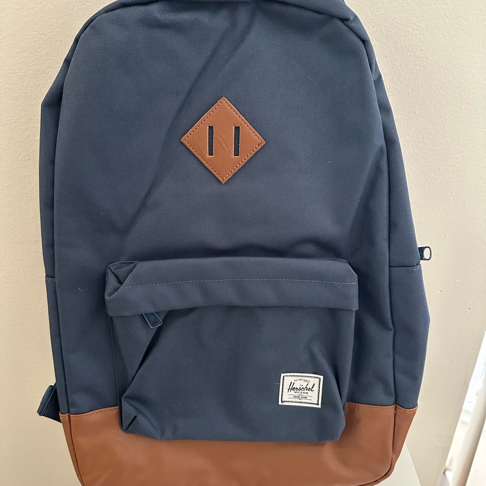 Herschel Supply Company Navy and Brown Men's Backpack